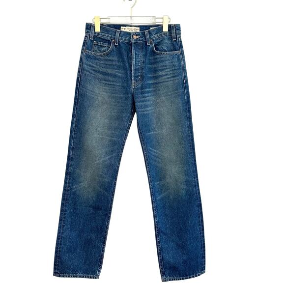 Nili Lotan Smith Jeans in Debbie Wash Women Size 27 Straight Leg Button Fly - Picture 1 of 10